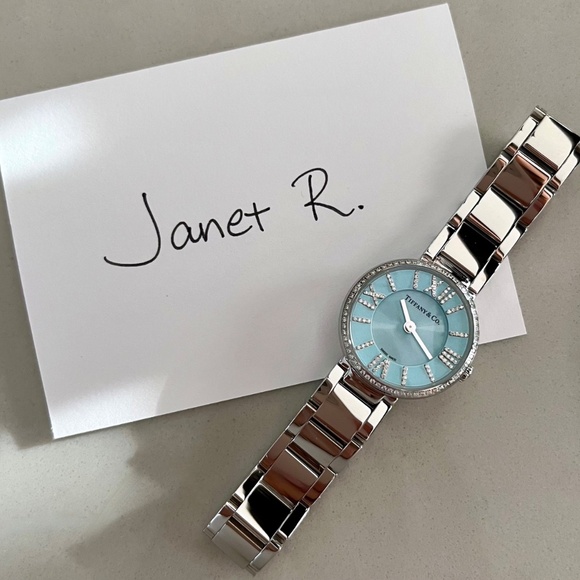 🩵 NEW 🩵 Tiffany & Co ❄️ICE BLUE❄️ 🥶 with Diamonds Watch - Picture 1 of 5